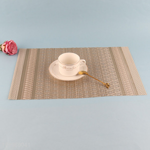 Latest products rectangle home restaurant textilene dinner mat