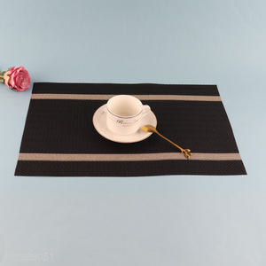 Yiwu market rectangle tabletop decoration textilene dinner mat place mat