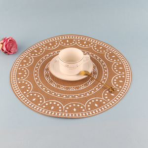 Best quality round tabletop decoration place mat dinner mat for sale