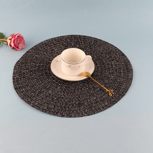 Best sale round non-slip waterproof heat-resistant place mat dinner mat