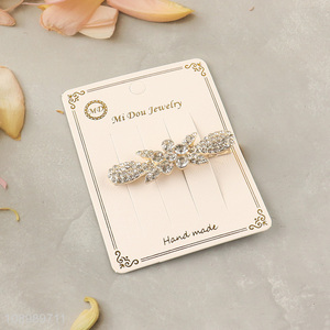 Good quality fashionable girls <em>hairpin</em> alloy diamond-encrusted hair accessories