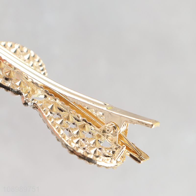 China supplier girls diamond-encrusted hairpin fashionable hair accessories