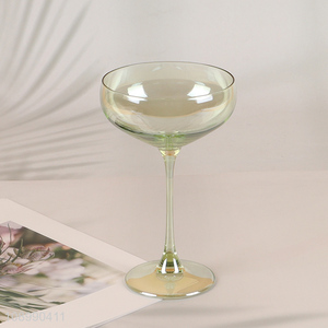 New Product Colored Wine Glasses Goblets Corktail Champagne Glasses