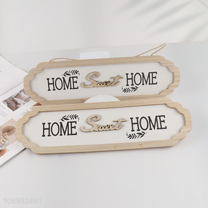 New style sweet home word wooden hanging ornaments for <em>decoration</em>