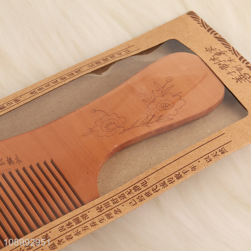 Hot products anti-static wooden hair comb hair brush for sale