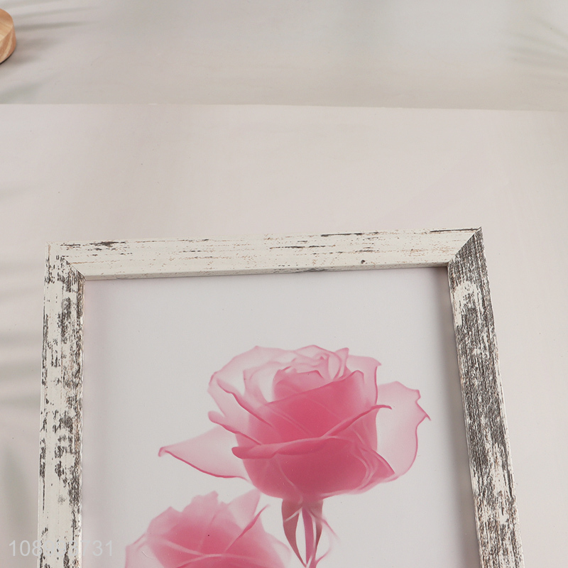 High Quality Distressed Wooden Picture Frame for Home Tabletop Wall Decoration