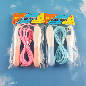 Top products multicolor sports fitness counting jump rope for sale