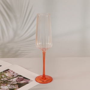 Hot Selling Glass Champagne Flutes Champagne Glasses for Wine Tasting