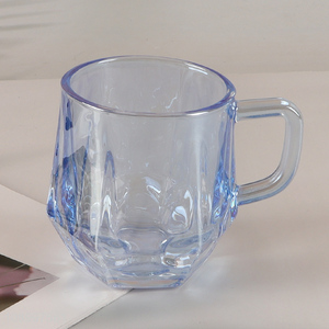 China Product Lead Free Glass Water Cup Drinking Glasses with Handle