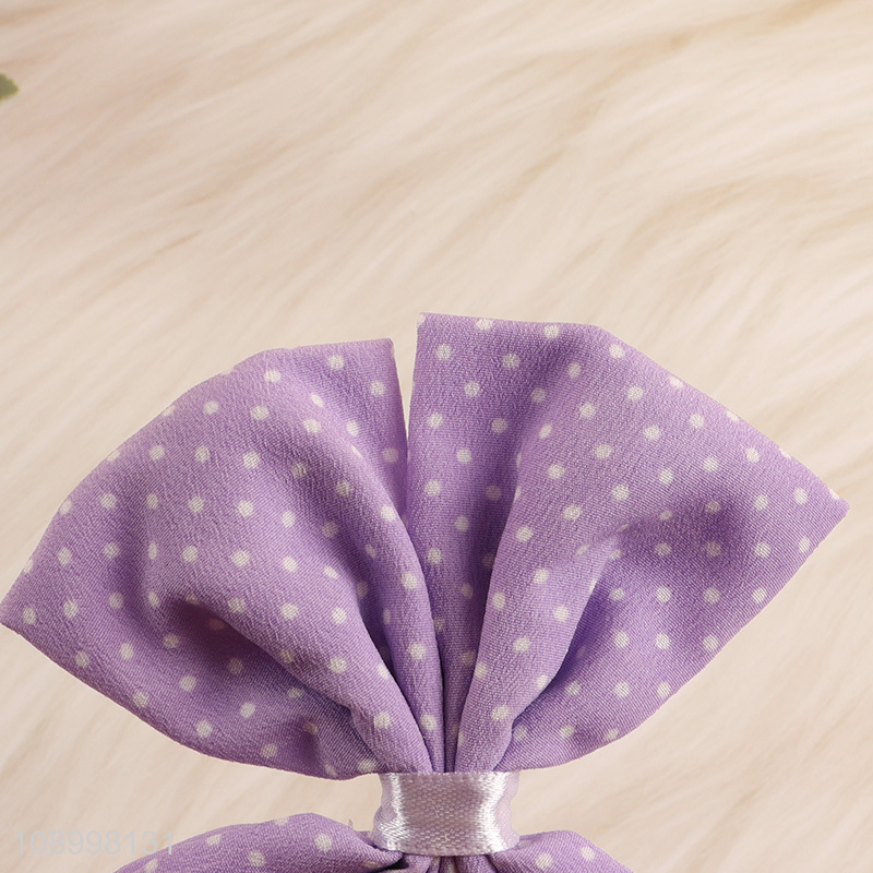 Good Quality Bowknot Hair Clip Non-Slip Bow Clips for Women