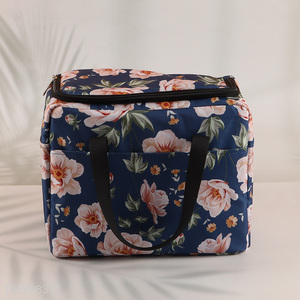 Hot Selling Floral Print Insulated Lunch Bag Cooler Bag