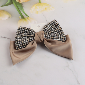 Good Quality Fashion Hair Bows Fabric Hair Clips for Women Girls