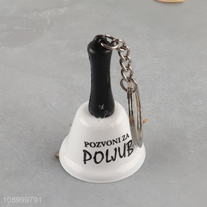 Top selling portable mini bell keychain hand bell for gifts