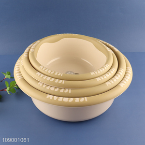 High Quality Round Multipurpose Plastic Wash Basin for Face Cleansing