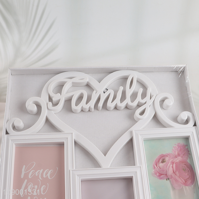 Hot Selling 3 Opening Family Photo Frame Plastic Collage Picture Frame