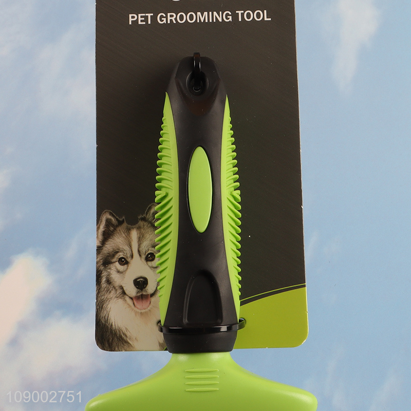 Popular products double-sided pet grooming tool pet comb pet hair brush