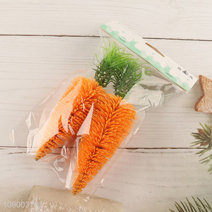 New Product 2PCS Easter Carrots for Easter Decor, DIY Crafts