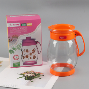 Hot products 1500ml glass unbreakable water pot tea pot for sale