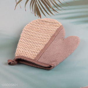 Top selling exfoliating reusable bath gloves bath supplies