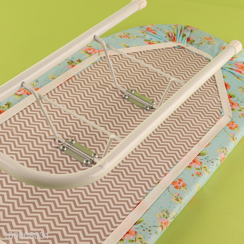 New Product Floral Print Folding Tabletop Ironing Board with Iron Rest