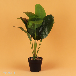 Hot items natural home office deocr artificial potted plants fake plants