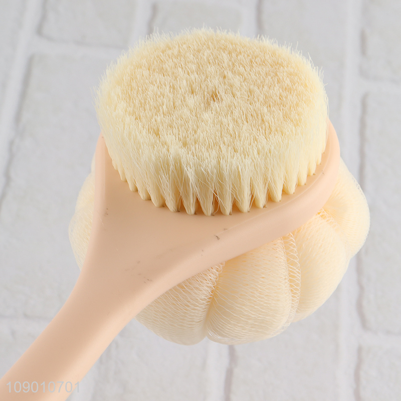 Hot Selling Double Sided Bath Brush Back Scrubber with Long Handle