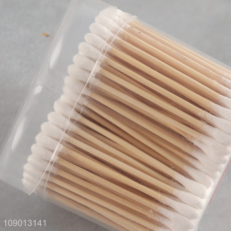 China Imports 100 Pieces Natural Cotton Swabs for Personal & Beauty Care