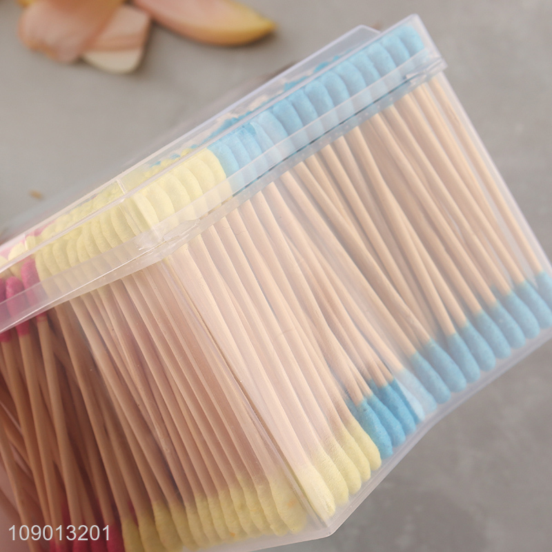 New Arrival 500 Count Natural Cotton Buds for Makeup and Daily Use