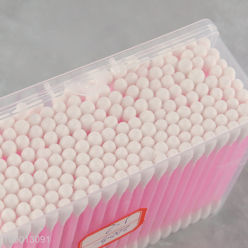 Hot Selling Cotton Swabs 200 Pieces Disposable Cotton Buds for Makeup