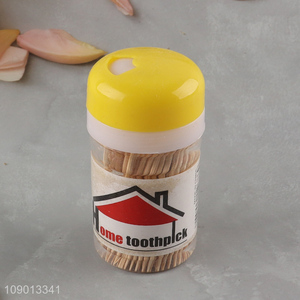 New Product 180 Count Biodegradable Natural Disposable Bamboo Toothpicks