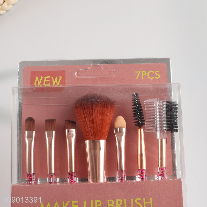 Good selling 7pcs professional multifunctional makeup tool makeup brush set