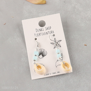 New Product Natural Shell Earrings Beach Shell Drop Earrings for Women