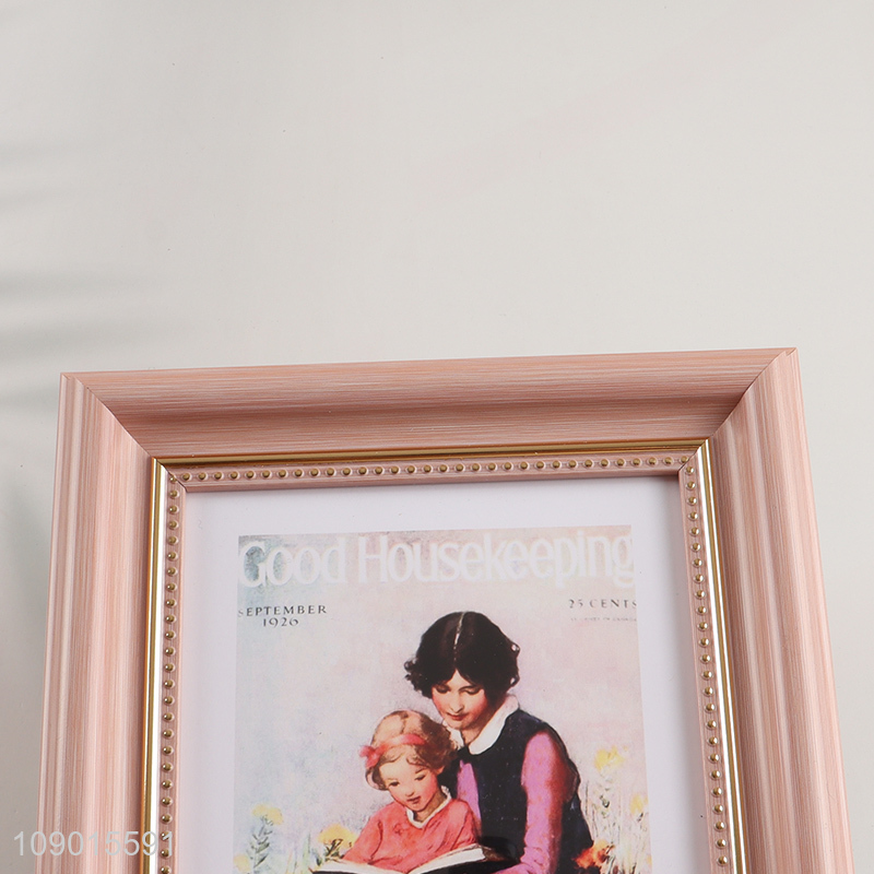 Factory supply plastic home decor photo frame picture frame for sale