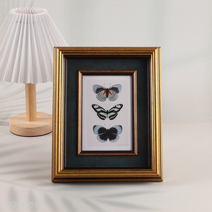 Top quality plastic rectangle photo frame picture frame for home decor