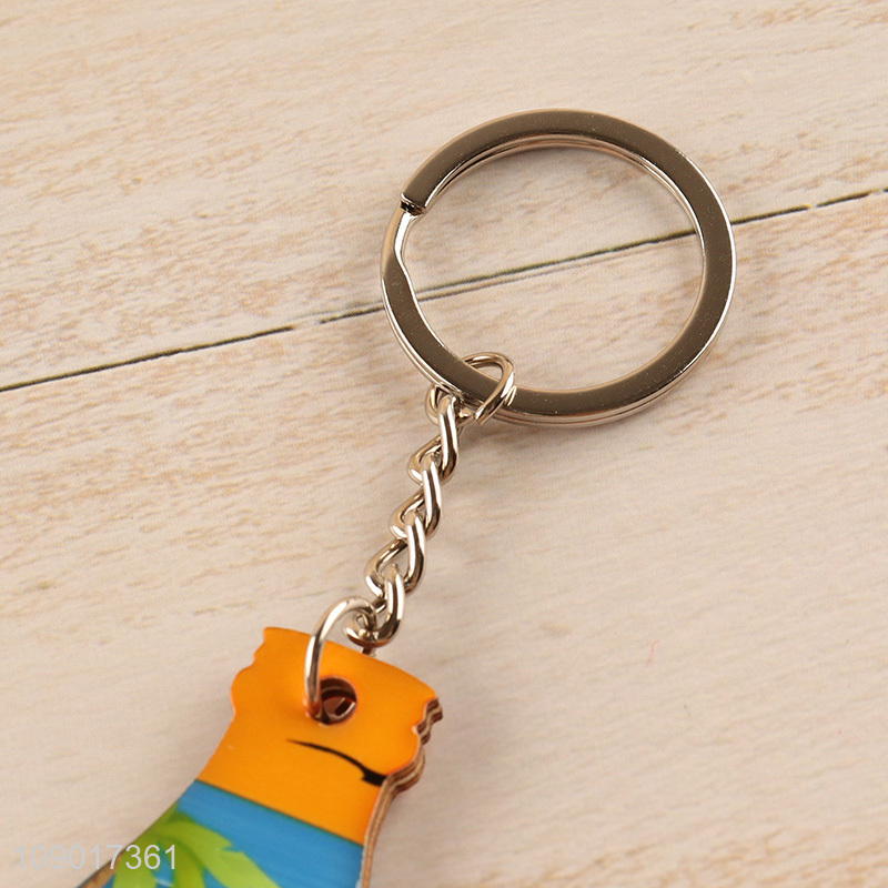 High Quality Keychain Souvenir Lanzarote Key Chain  Souvenir Key Ring