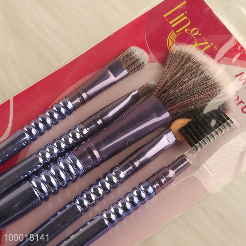 Online Wholesale 5PCS Makeup Brush Set Synthetic Bristle Cosmetic Brush Set