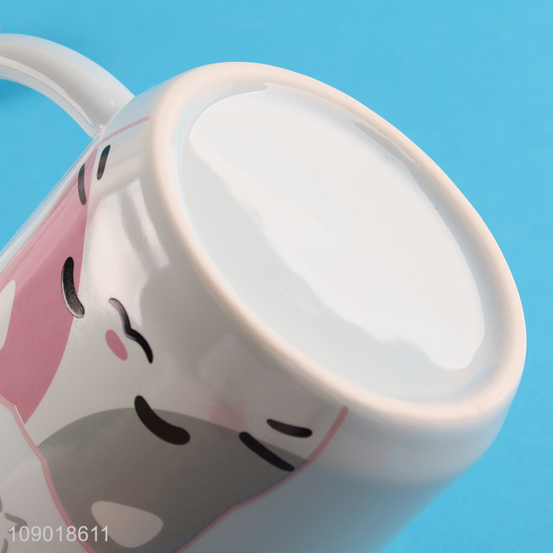 Online Wholesale 430ml Ceramic Coffee Mug Cute Kawaii Porcelain Mug