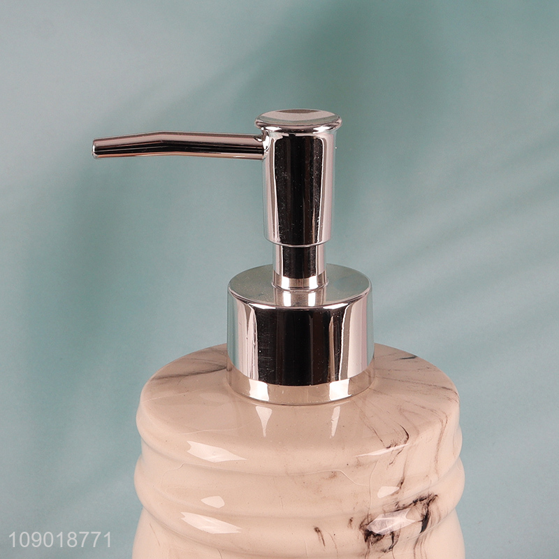 Most popular ceramic bathroom accessories liquid soap dispenser for sale