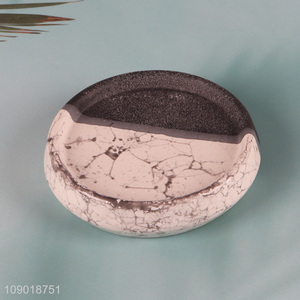 Good quality ceramic round soap holder soap plate for bathroom accessories