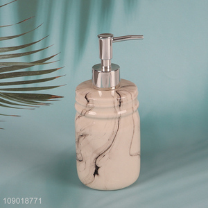 Most popular ceramic bathroom accessories liquid soap dispenser for sale