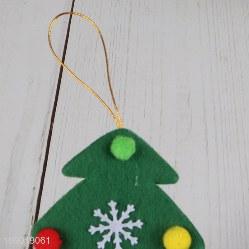 China products xmas tree shape non-woven fabric Christmas decoration for sale