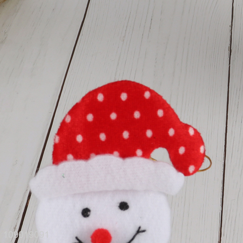 Yiwu market snowman shape Christmas decoration Christmas hanging ornaments