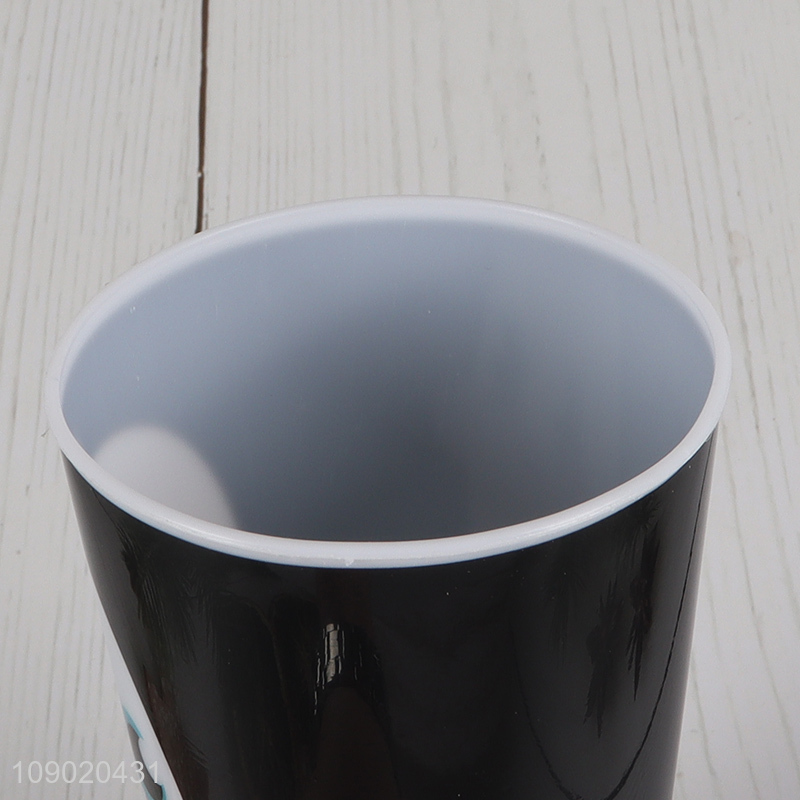 New arrival ghost pattern plastic water cup drinking cup with straw