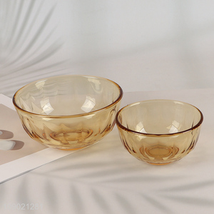 Good quality glass home restaurant dinnerware glass bowl for sale