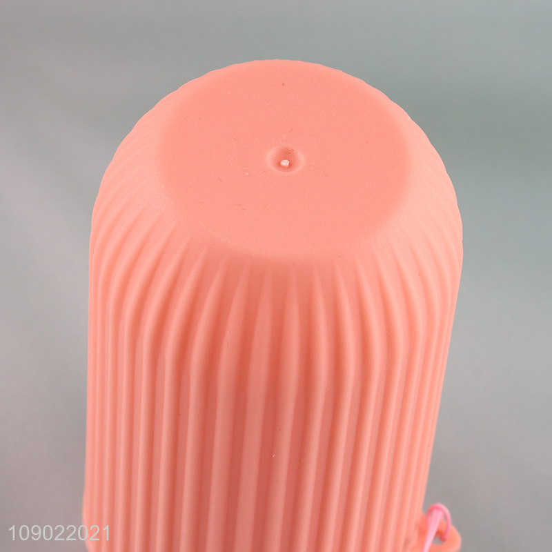 Good Quality Plastic Travel Toothbrush Case Toothbrush Cup with Cover