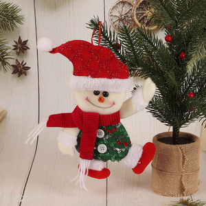 Best selling snowman Christmas tree hanging ornaments Christmas decoration wholesale