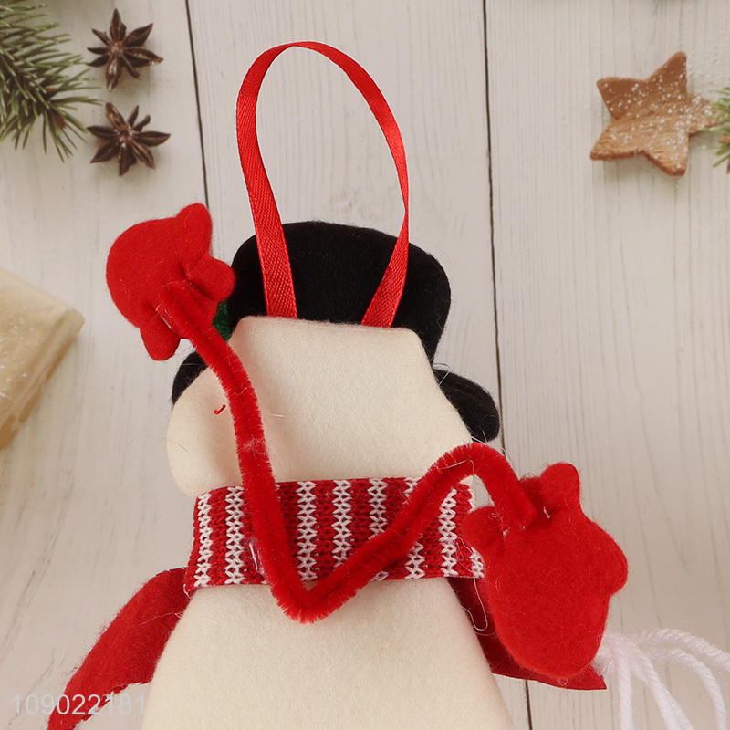 New arrival snowman shape Xmas tree decoration hanging ornaments for sale