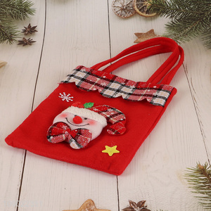 China wholesale Christmas snowman tote bag candy gifts bag