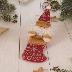 Hot products Christmas tree decoration hanging ornaments Santa Claus Christmas stocking