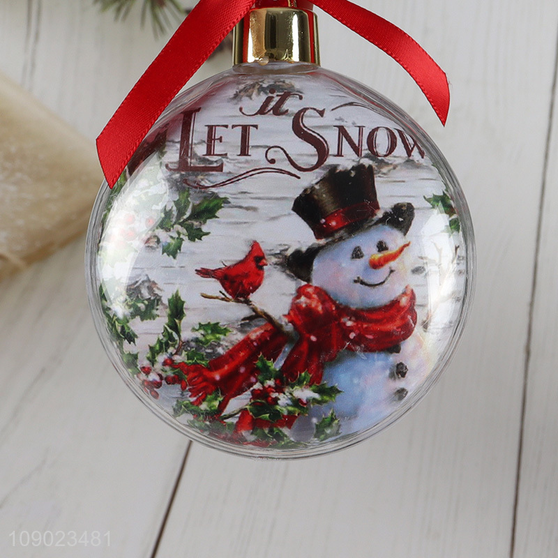 Best quality Christmas decoration hanging mini photo frame ball for sale